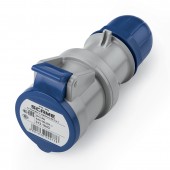 CONNECTOR 2P+E IP44 16A 6h 200-250V AC SCAME 313.1643P-SF
