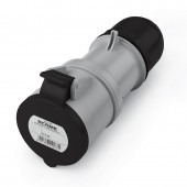 CONNECTOR 2P+E IP44 32A 7h 480-500V AC SCAME 313.32436