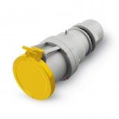 CONNECTOR 2P+E IP44 63A 4h 100-130V AC SCAME 313.6340