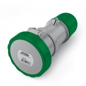 CONNECTOR 2P+E IP66/IP67 32A 2h >50V AC SCAME 318.32432