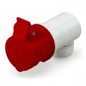 CONNECTOR 3P+E IP44 16A 6h 380-415V AC SCAME 321.1646
