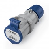 CONNECTOR 3P+N+E IP44 16A 9h 208-250V AC SCAME 313.1645