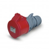 CONNECTOR 6P+E IP44 32A 6h 380-415V AC SCAME 313.3247-7