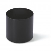 CYLINDRICAL CEILING ROSE BLACK SCAME 190.363N