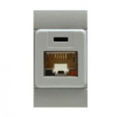 DATA COMMUN.OUTLET RJ45 UNSHIELD. GREY SCAME 101.6481.50G