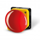 EMERGENCY PUSH BUTTON IP66 Ø90mm SCAME 590.PG1M9W01