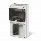 ENCLOSURE WITH 1 OMNIA SERIE CUTOUTS SCAME 672.2200