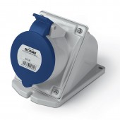 EUREKA SURF.M.SOCKET ANGLED BOX 2P+E 32A SCAME 512.3253