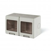 EVOLVE S. M. ENCLOSURE IP55 - 2+2 GANG SCAME 136.7124