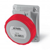 FLUSH-MNT. SOCKET 2P+E IP66/IP67 16A 9h SCAME 418.1668F