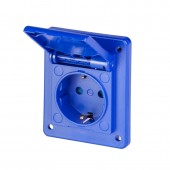 FLUSH-MOUNTING SOCKET 2P+E 16A 250V AC SCAME 570.4062