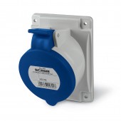 FLUSH-MOUNTING SOCKET 2P+E IP44 32A 6h SCAME 413.3263