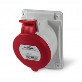 FLUSH-MOUNTING SOCKET 2P+E IP44 32A 9h SCAME 413.3268F