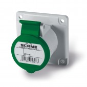 FLUSH MOUNTING SOCKET IP44 2P+E 16A 2h SCAME 423.16632