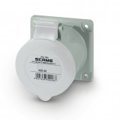FLUSH MOUNTING SOCKET IP44 2P+E 32A 8h SCAME 423.32638
