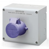 INTERLOCKED SOCKET 2P IP44 32A 20-25V AC SCAME 500.2620