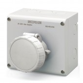 INTERLOCKED SOCKET 2P IP67 16A 12h SCAME 505.2421