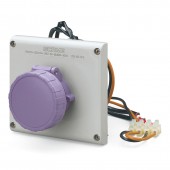 INTERLOCKED SOCKET 2P IP67 16A 20-25V AC SCAME 405.2420