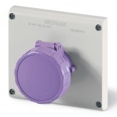 INTERLOCKED SOCKET 2P IP67 32A 20-25V AC SCAME 405.2620