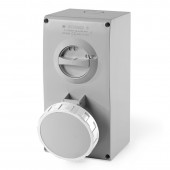 INTERLOCKED SOCKET 2P+E 63A 12h IP66/67 SCAME 505.63833