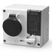 INTERLOCKED SOCKET 2P+E IP44 16A 7h SCAME 501.16836