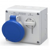 INTERLOCKED SOCKET 2P+E IP44 32A 6h SCAME 500.3283