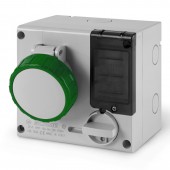INTERLOCKED SOCKET 2P+E IP67 16A 2h >50V SCAME 506.16832