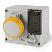 INTERLOCKED SOCKET 2P+E IP67 16A 4h SCAME 506.1670
