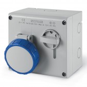 INTERLOCKED SOCKET 2P+E IP67 16A 6h SCAME 505.1683
