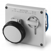 INTERLOCKED SOCKET 2P+E IP67 16A 7h SCAME 405.16836