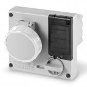 INTERLOCKED SOCKET 2P+E IP67 16A 8h SCAME 406.16838