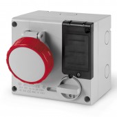 INTERLOCKED SOCKET 2P+E IP67 16A 9h SCAME 506.1678