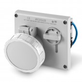 INTERLOCKED SOCKET 2P+E IP67 32A 12h SCAME 405.32833