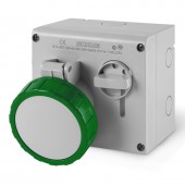 INTERLOCKED SOCKET 2P+E IP67 32A 2h >50V SCAME 505.32832