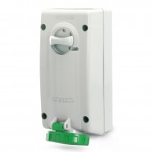 INTERLOCKED SOCKET 2P+E IP67 32A 2h >50V SCAME 561.32832