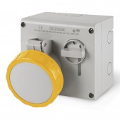 INTERLOCKED SOCKET 2P+E IP67 32A 4h SCAME 505.3270