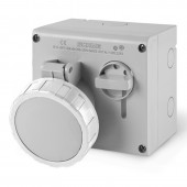 INTERLOCKED SOCKET 2P+E IP67 32A 8h SCAME 505.32838