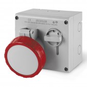 INTERLOCKED SOCKET 2P+E IP67 32A 9h SCAME 505.3278