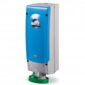 INTERLOCKED SOCKET 2P+E IP67 63A 2h >50V SCAME 564.63832