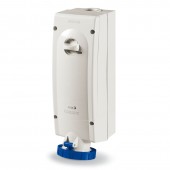 INTERLOCKED SOCKET 2P+E IP67 63A 6h SCAME 561.6383