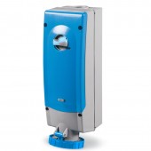 INTERLOCKED SOCKET 2P+E IP67 63A 6h SCAME 564.6383