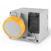INTERLOCKED SOCKET 3P+E 32A 4h IP44 SCAME 506.3272
