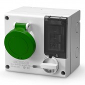 INTERLOCKED SOCKET 3P+E IP44 16A 10h SCAME 501.16861