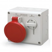 INTERLOCKED SOCKET 3P+E IP44 16A 3h SCAME 501.16864