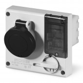 INTERLOCKED SOCKET 3P+E IP44 16A 7h SCAME 401.16866