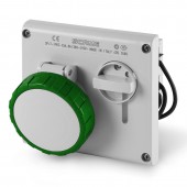 INTERLOCKED SOCKET 3P+E IP67 16A 10h SCAME 405.16861