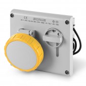 INTERLOCKED SOCKET 3P+E IP67 16A 4h SCAME 405.1672