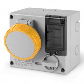INTERLOCKED SOCKET 3P+E IP67 16A 4h SCAME 506.1672