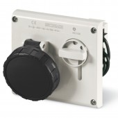INTERLOCKED SOCKET 3P+E IP67 16A 5h SCAME 405.16867