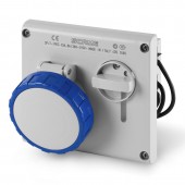 INTERLOCKED SOCKET 3P+E IP67 16A 9h SCAME 405.1674